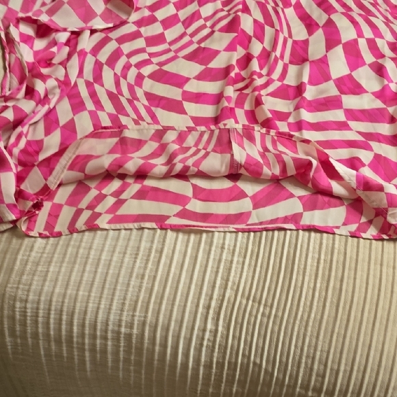 ODDY Pink and White Swirl Mini Dress - Picture 12 of 15